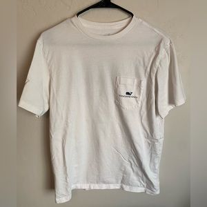 Vineyard Vines White San Diego Pocket T Shirt Size Small